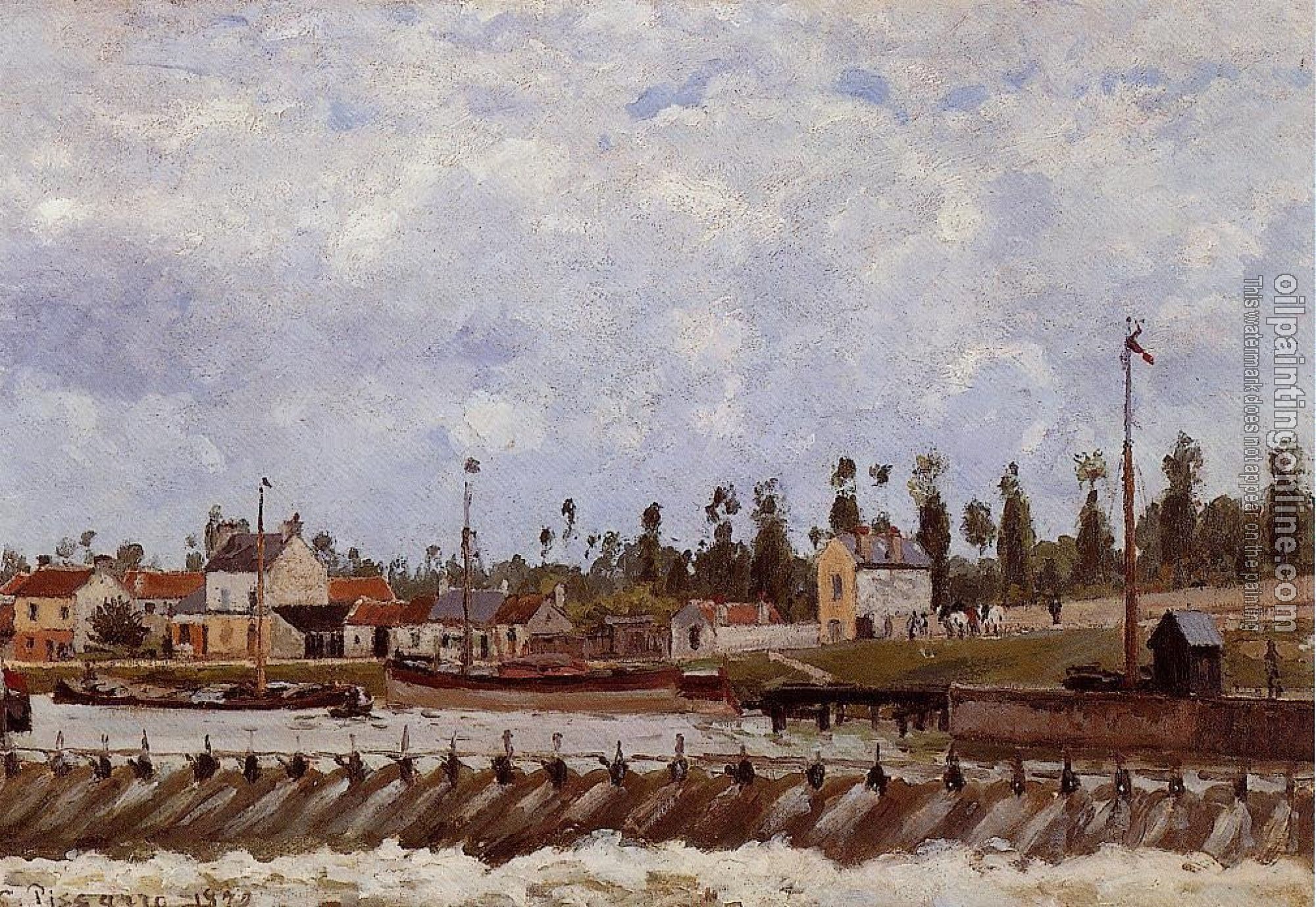 Pissarro, Camille - Pontoise Dam